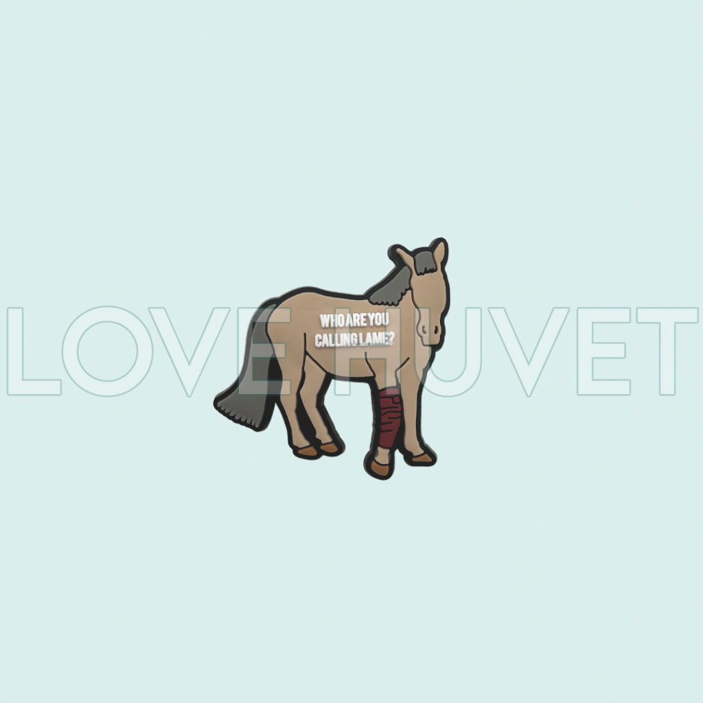 Calling Lame Shoe Charm | Love Huvet