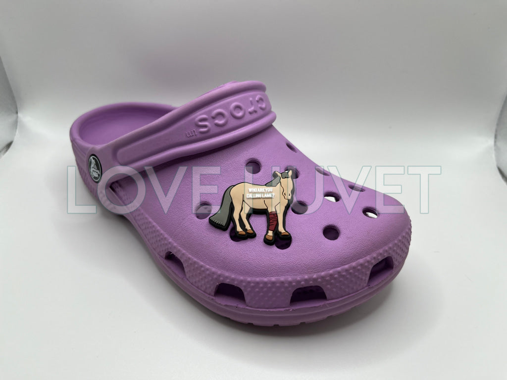 Calling Lame Shoe Charm | Love Huvet