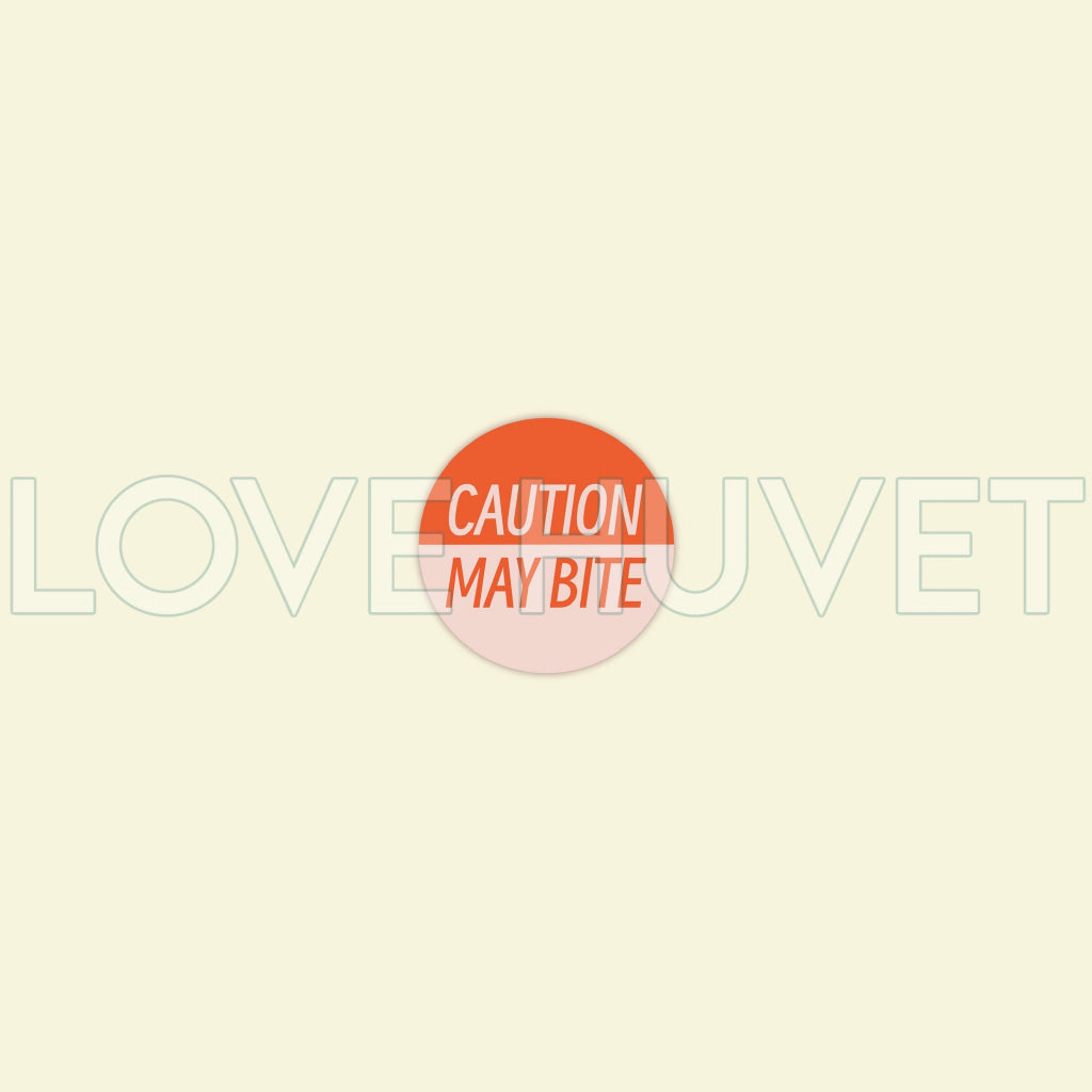 Caution May Bite Shoe Charm | Love Huvet