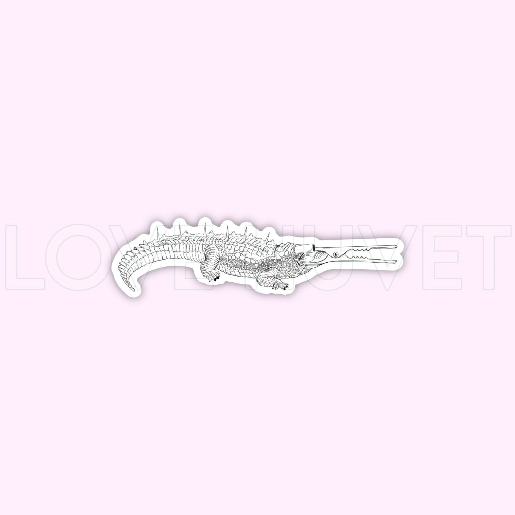 ECGator Sticker | The Vet Med Artist