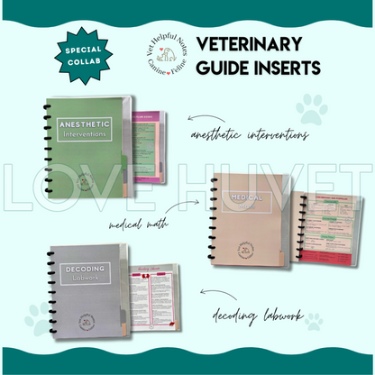 Floral Veterinary Caduceus Disc Journal | Love Huvet