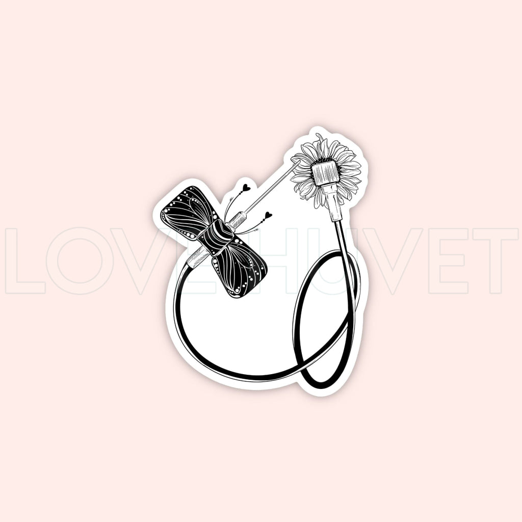 Metamorphosis Sticker | The Vet Med Artist