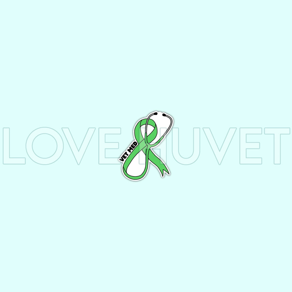 Vet Med Mental Health Awareness Croc Charm