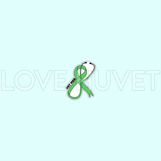 Vet Med Mental Health Awareness Shoe Charm | Love Huvet