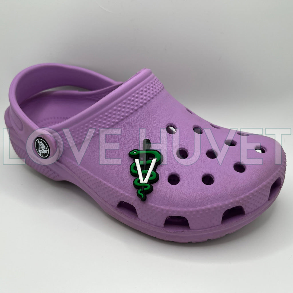 Veterinary Caduceus Shoe Charm | Love Huvet