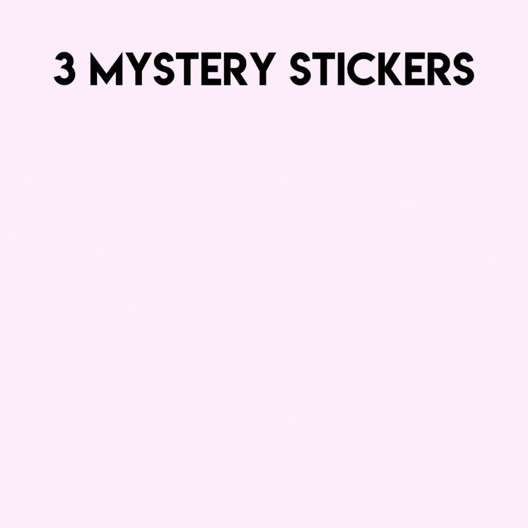 3 Mystery Stickers | Love Huvet