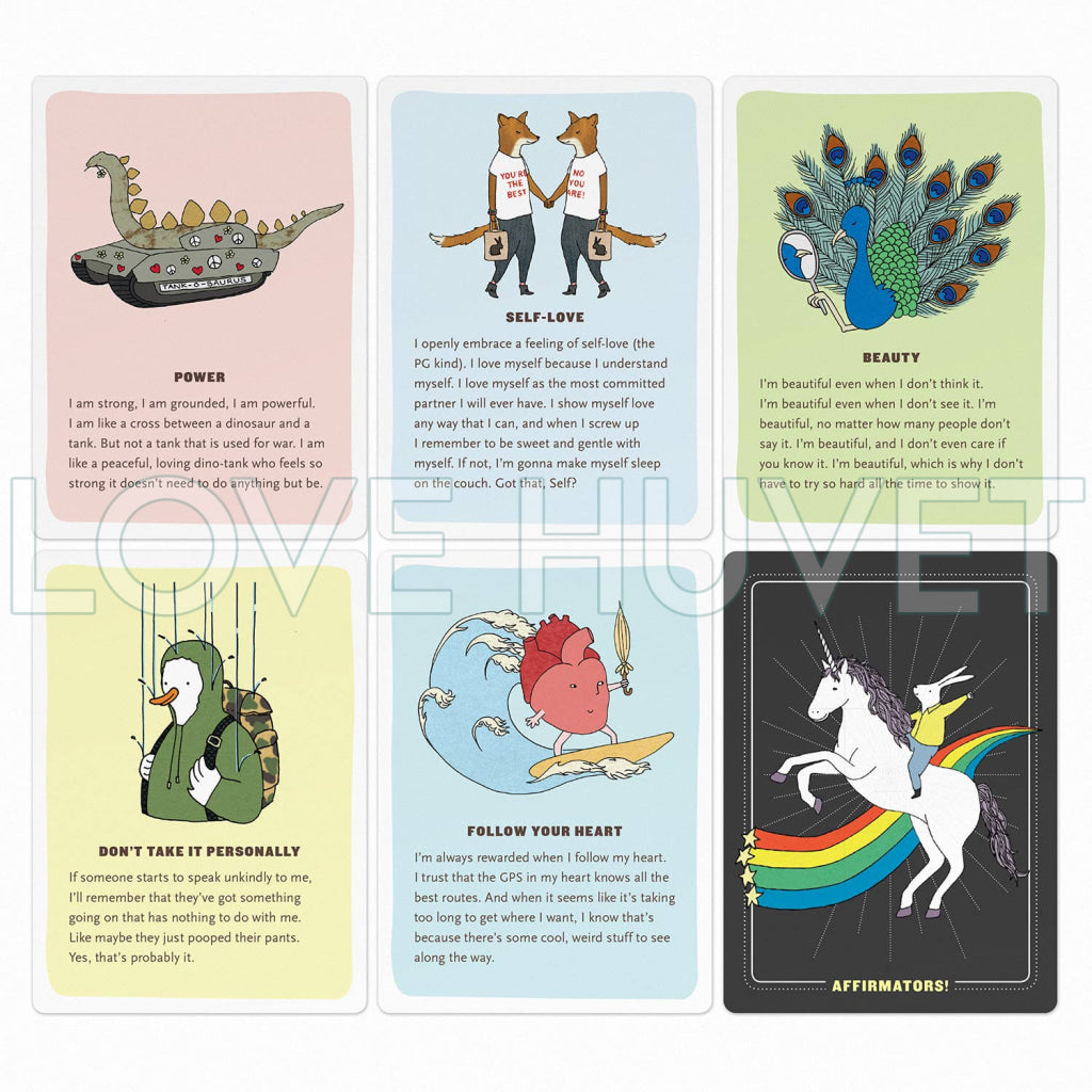 Affirmators!® 50 Affirmation Cards Deck