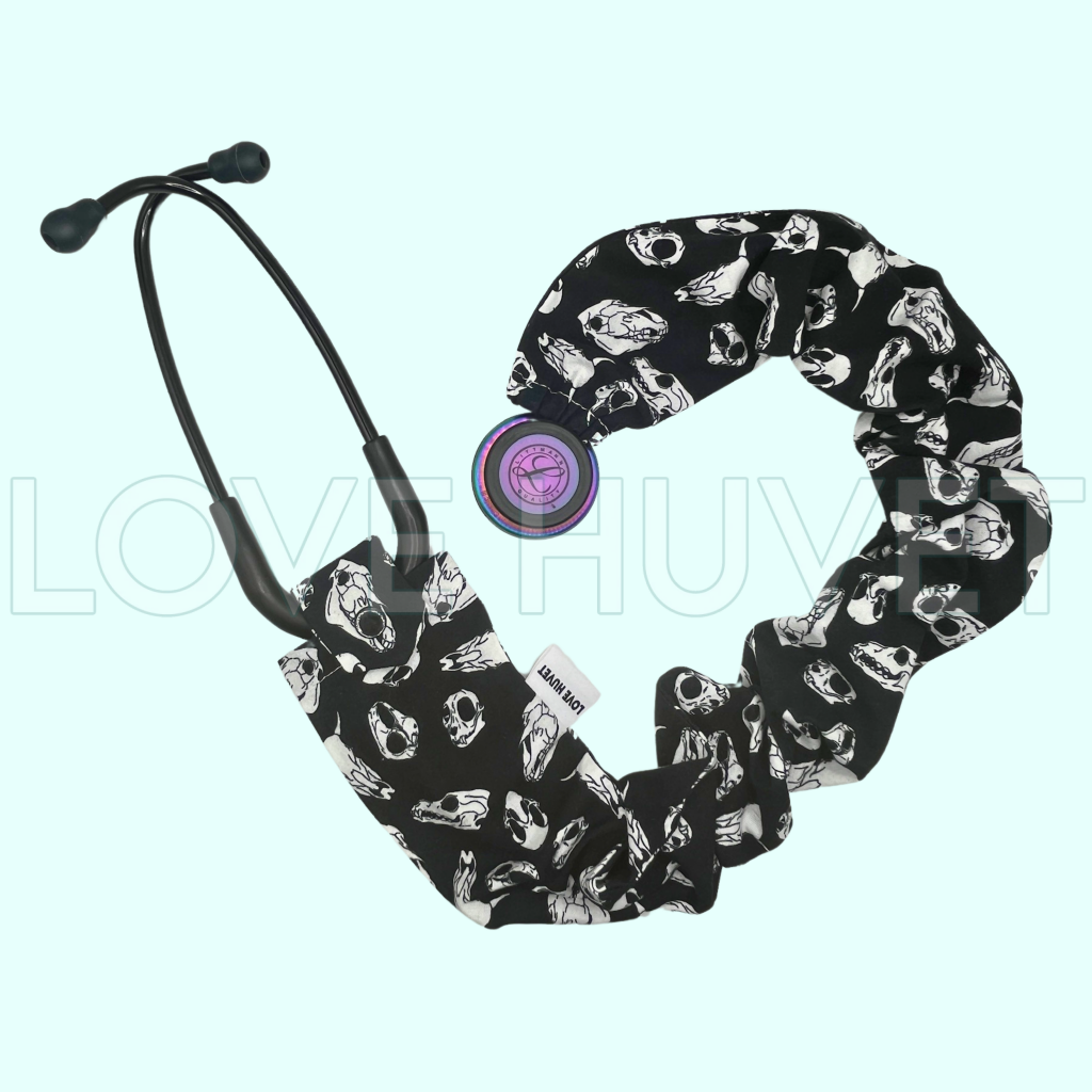 Animal Skulls Bundle – Scrub Cap, Headband, Scrunchie, Koozie, & Stethoscope Cover | 20%+ Off | Love Huvet