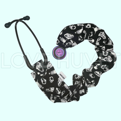Animal Skulls Bundle – Scrub Cap, Headband, Scrunchie, Koozie, & Stethoscope Cover | 20%+ Off | Love Huvet