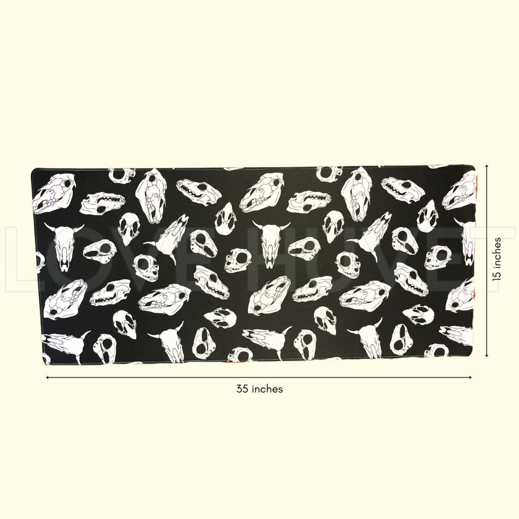 Animal Skulls Desk Mat | Love Huvet