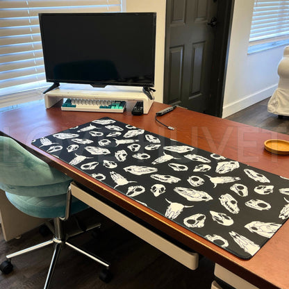 Animal Skulls Desk Mat | Love Huvet