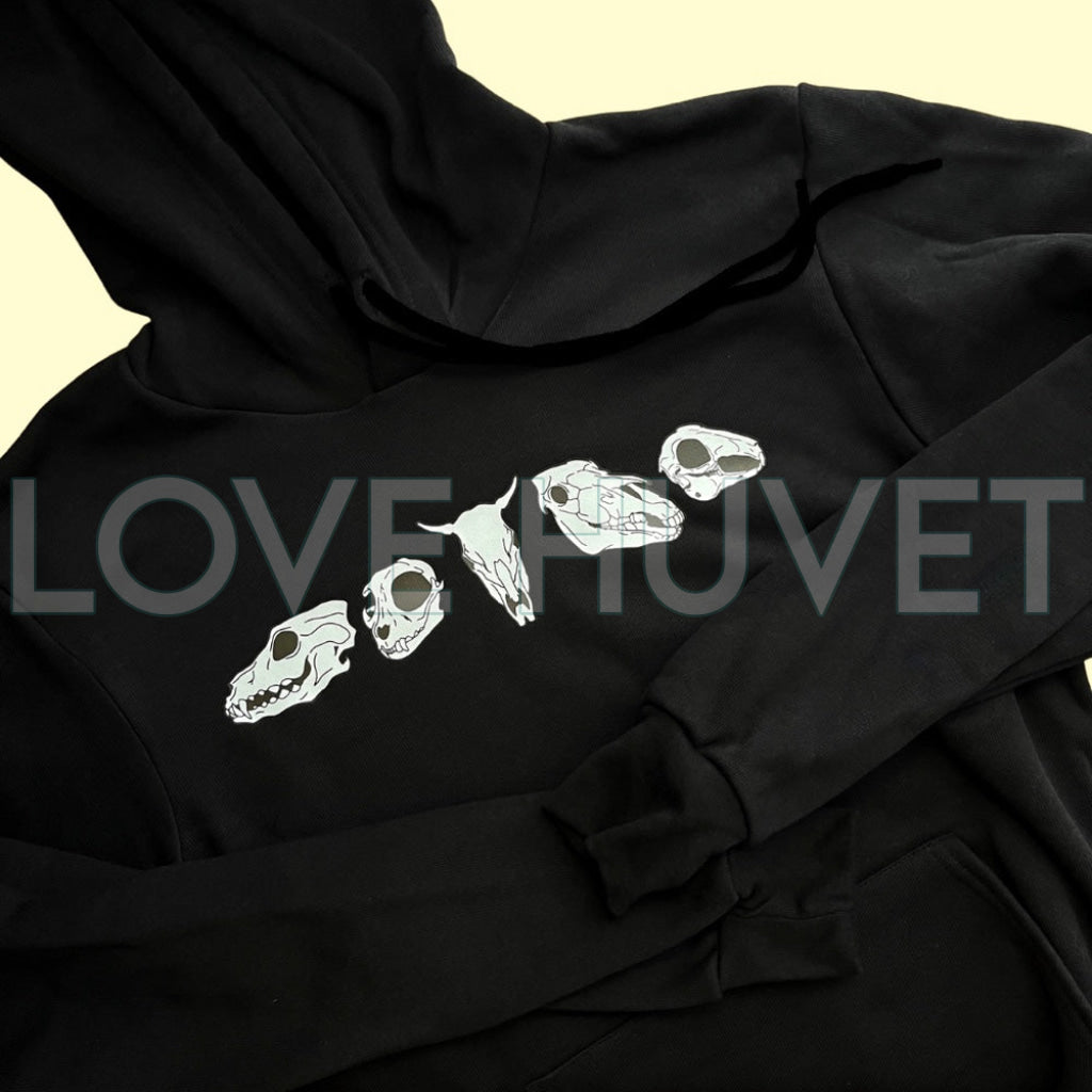 Animal Skulls Sweatshirt | Love Huvet
