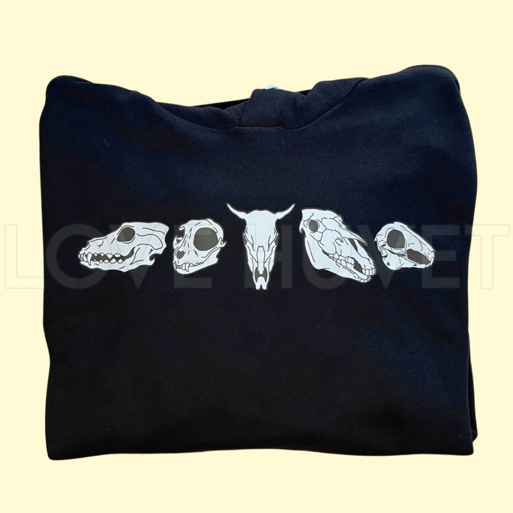 Animal Skulls Sweatshirt | Love Huvet