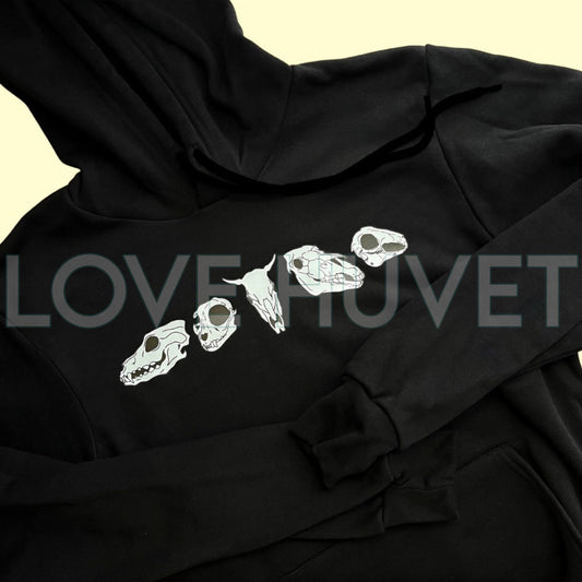 Animal Skulls Sweatshirt | Love Huvet