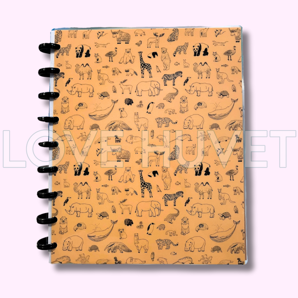 Animals Around The World Disc Journal Stationery