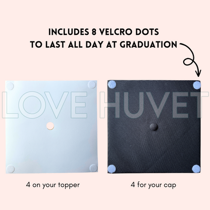 Be The Change Grad Cap Topper | Love Huvet