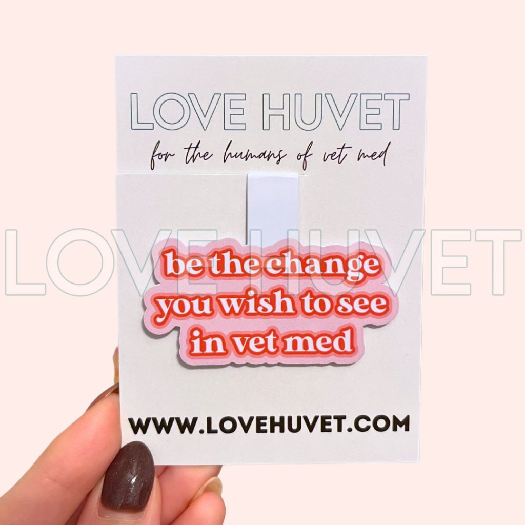 Be the Change Magnetic Bookmark | Love Huvet