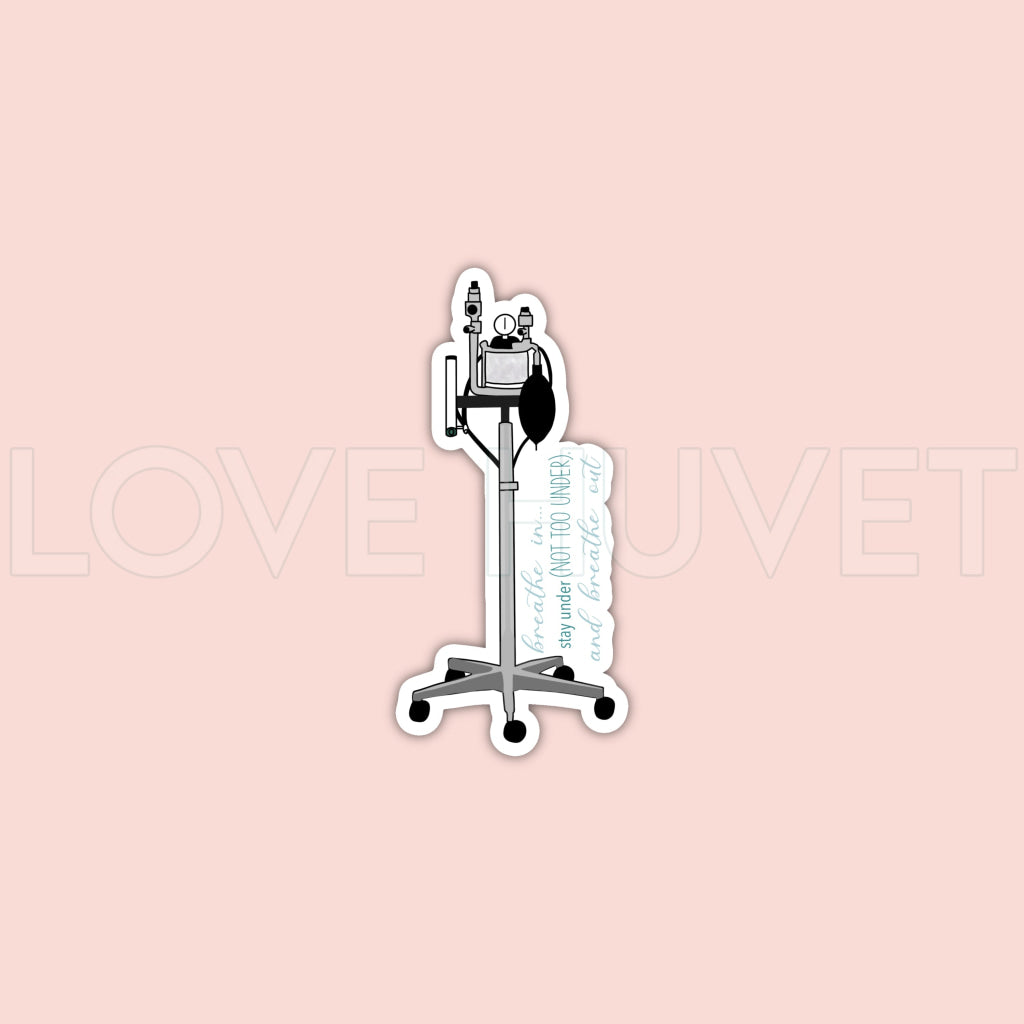 Breathe In Sticker | Love Huvet