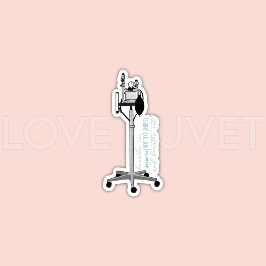 Breathe In Sticker | Love Huvet