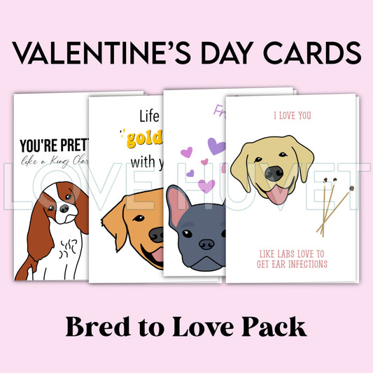 Bred to Love Pack - Valentine’s Day Digital Cards | Love Huvet