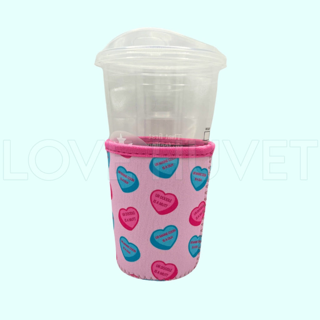 Candy Hearts Koozie | Love Huvet