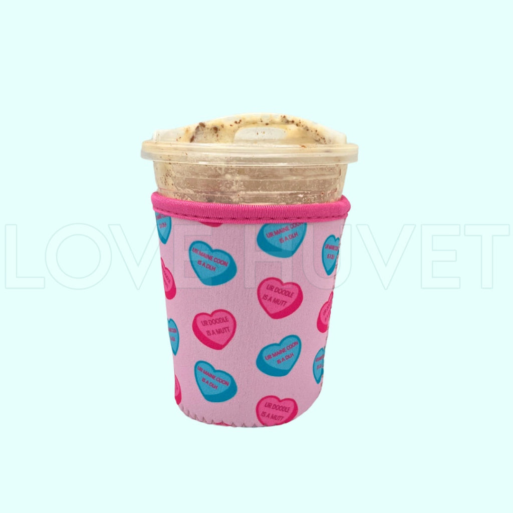 Candy Hearts Koozie | Love Huvet