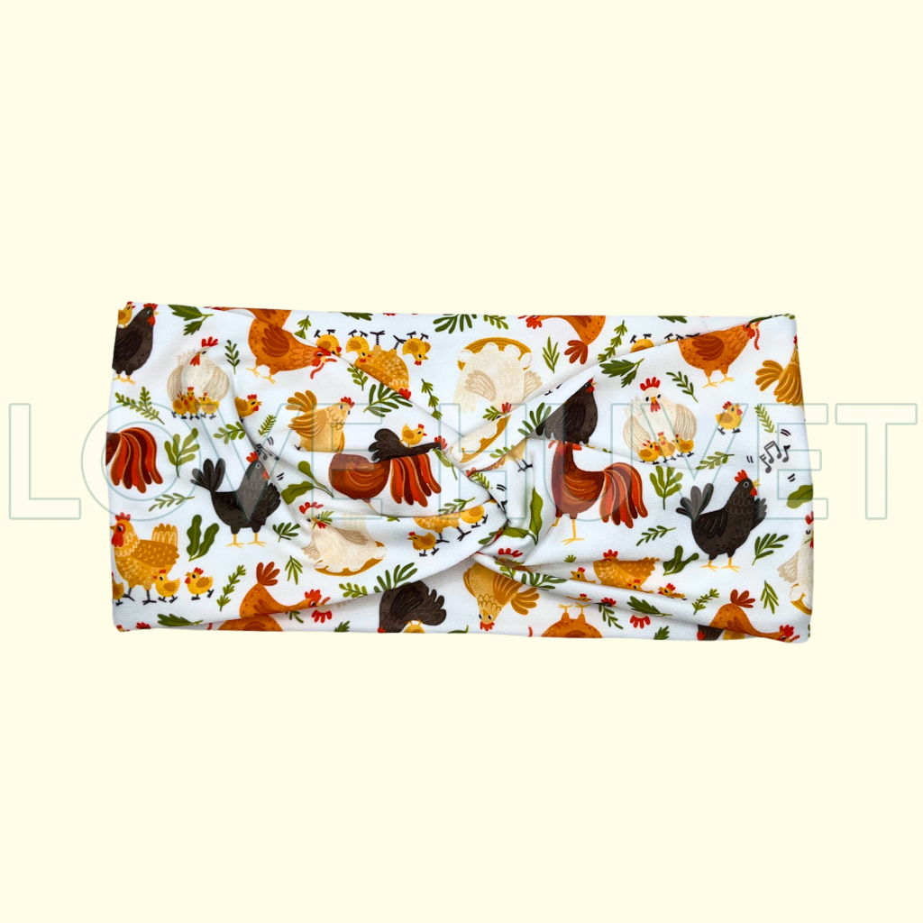 Chickens Cluckin’ Away Headband