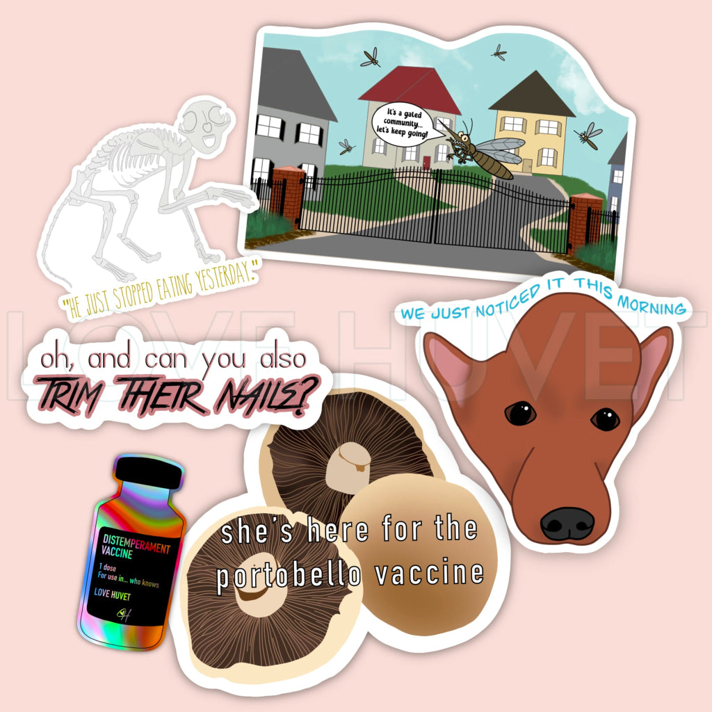 Client Said What Sticker Pack | Love Huvet