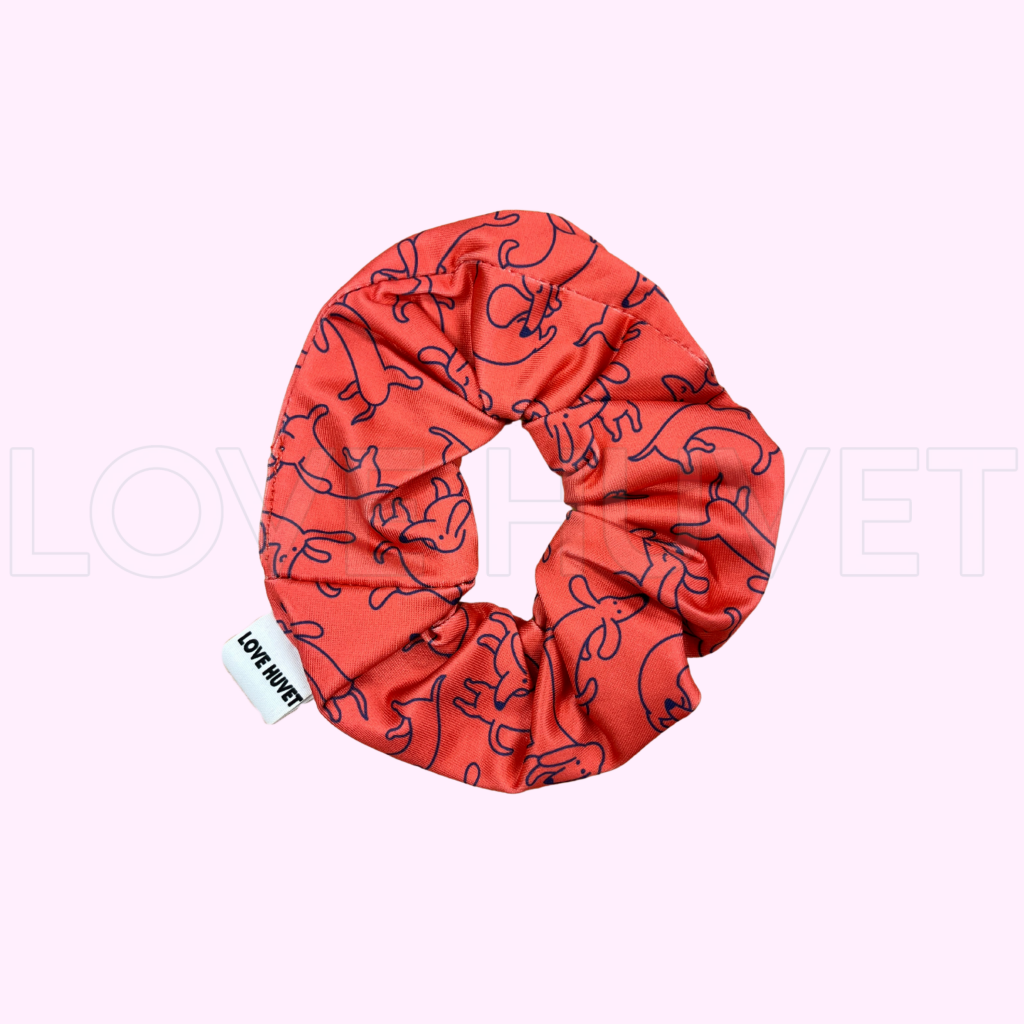 Dachshund Doodles Scrunchie | Love Huvet