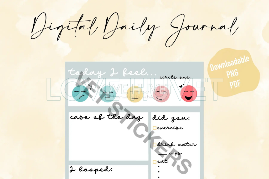 Digital Daily Journal | Love Huvet