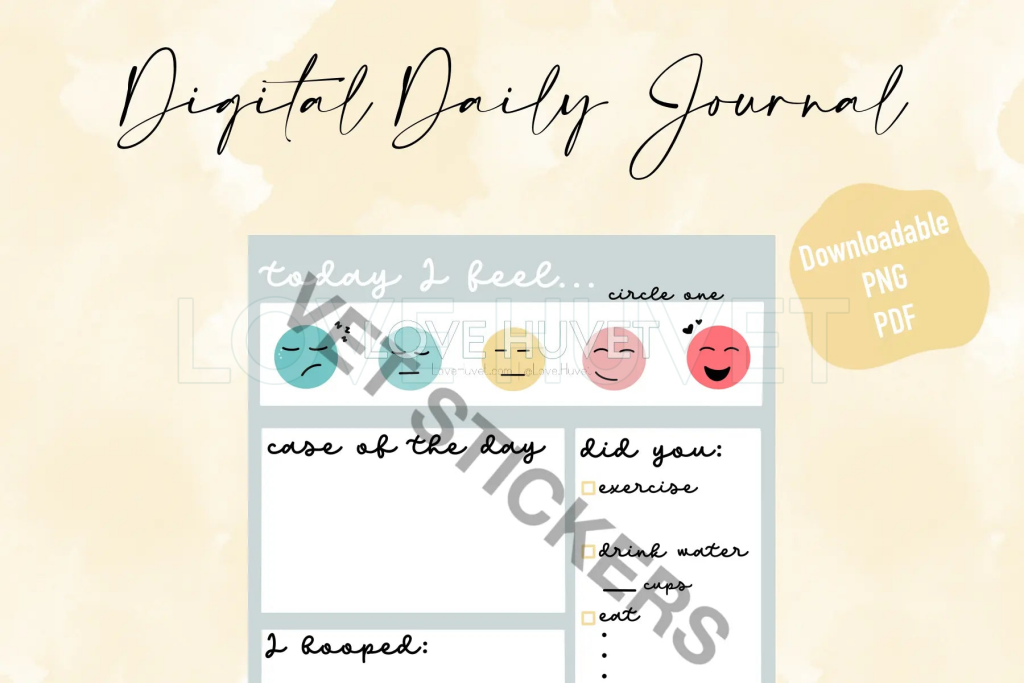 Digital Daily Journal | Love Huvet