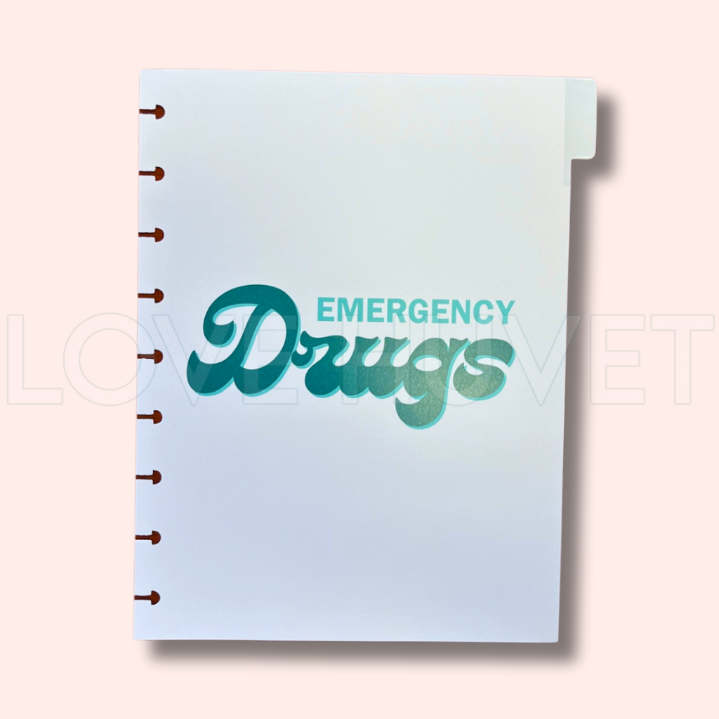 Emergency Drugs Disc Journal Section | Love Huvet