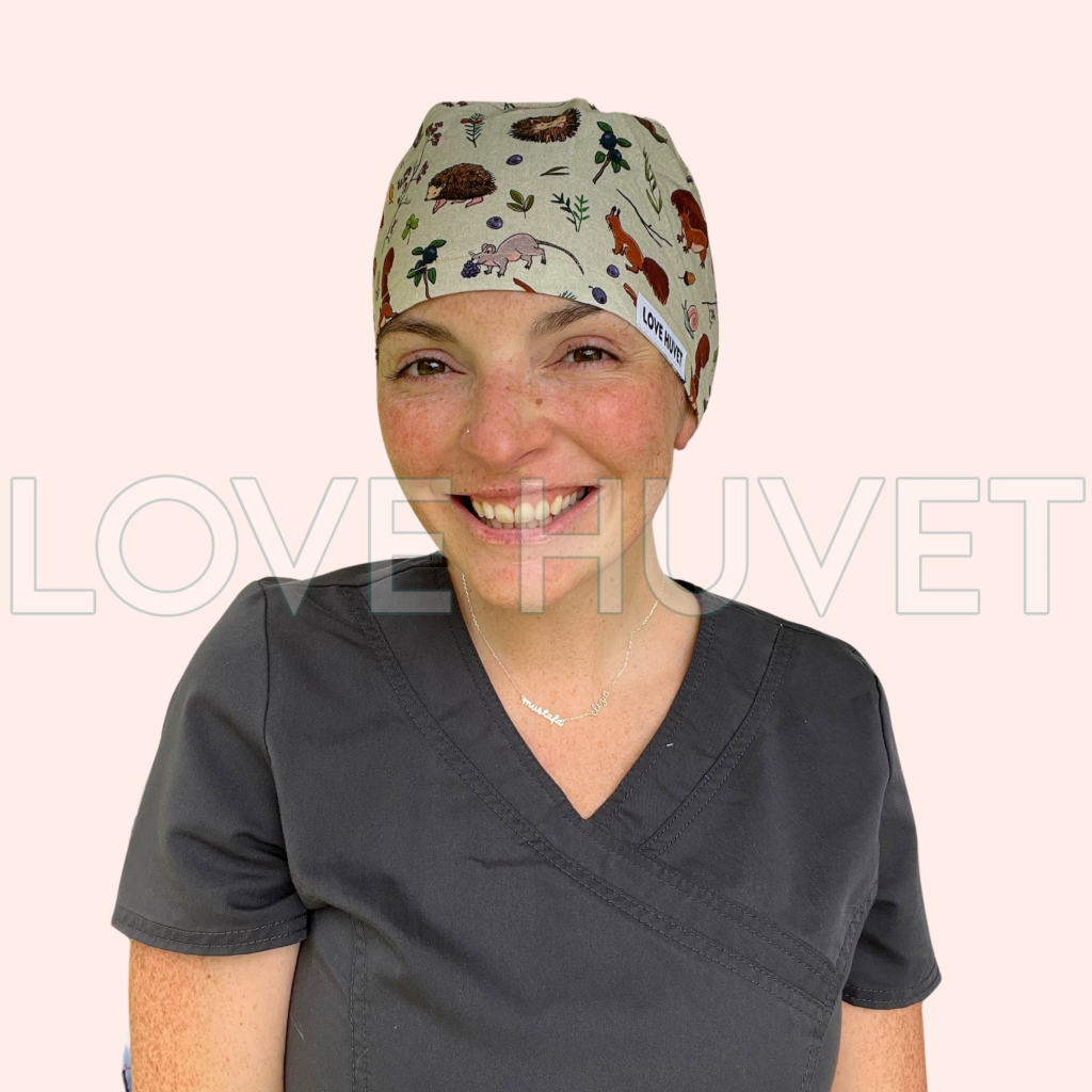 Forest Friends Scrub Cap