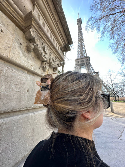 Frenchie Claw Hair Clip | Solar Eclipse