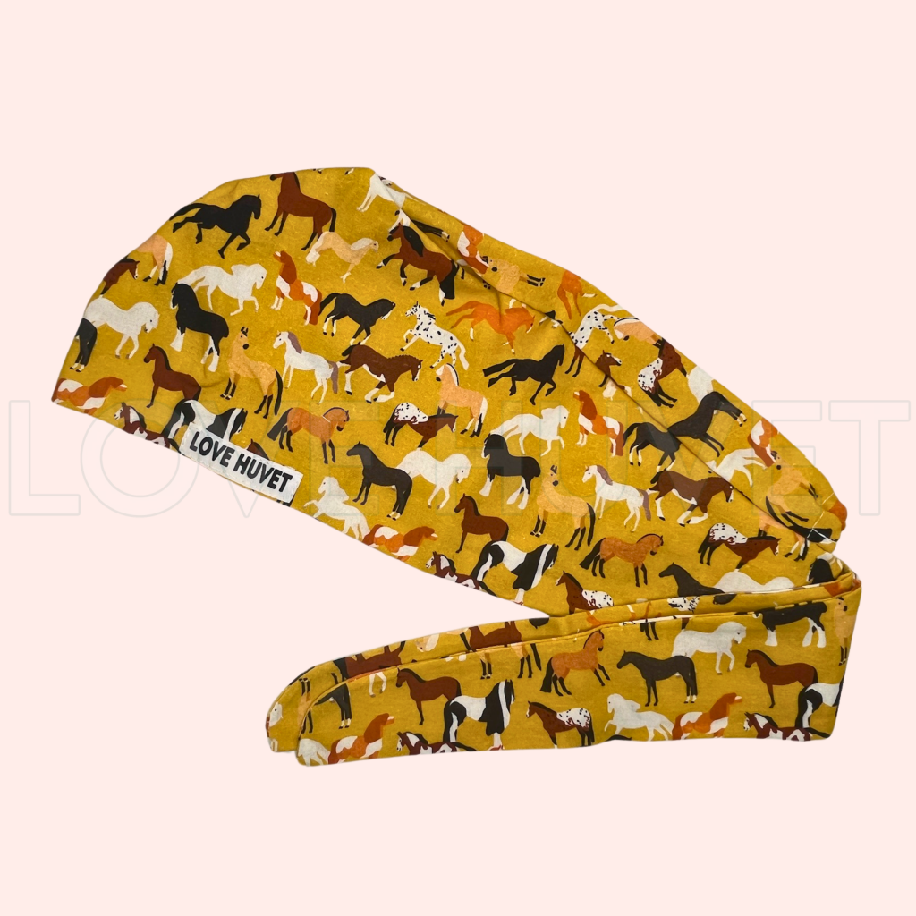 Galloping Horses Scrub Cap | Love Huvet