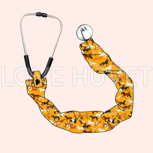 Galloping Horses Stethoscope Cover