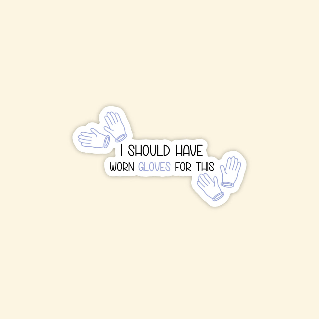 Gloves Sticker | Love Huvet