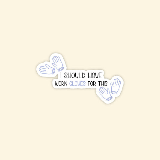 Gloves Sticker | Love Huvet
