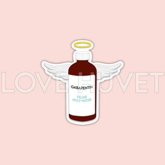 Holy Water Sticker | Sam_TheVetTech | Love Huvet
