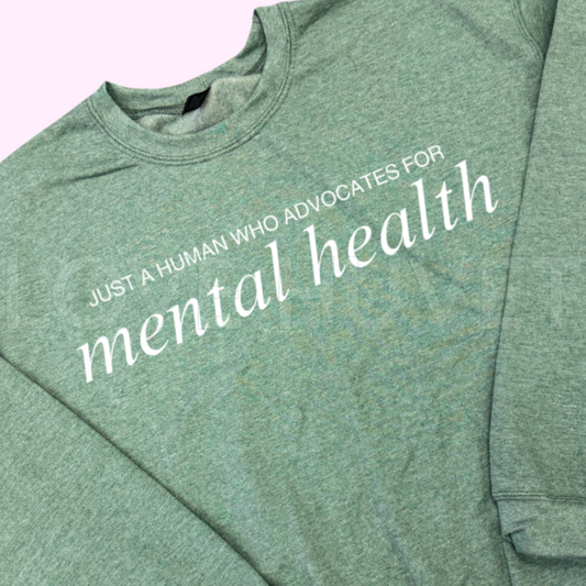 Just a Human Sweatshirt | NAVN Collab | Love Huvet