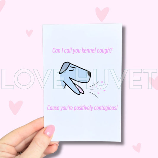 Kennel Cough Physical Card | Love Huvet