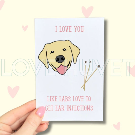 Lab Infections Physical Card | Love Huvet