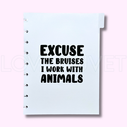 Lined Paper Disc Journal Insert | Love Huvet