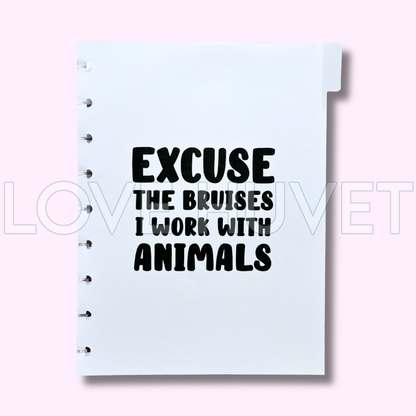 Lined Paper Disc Journal Insert | Love Huvet