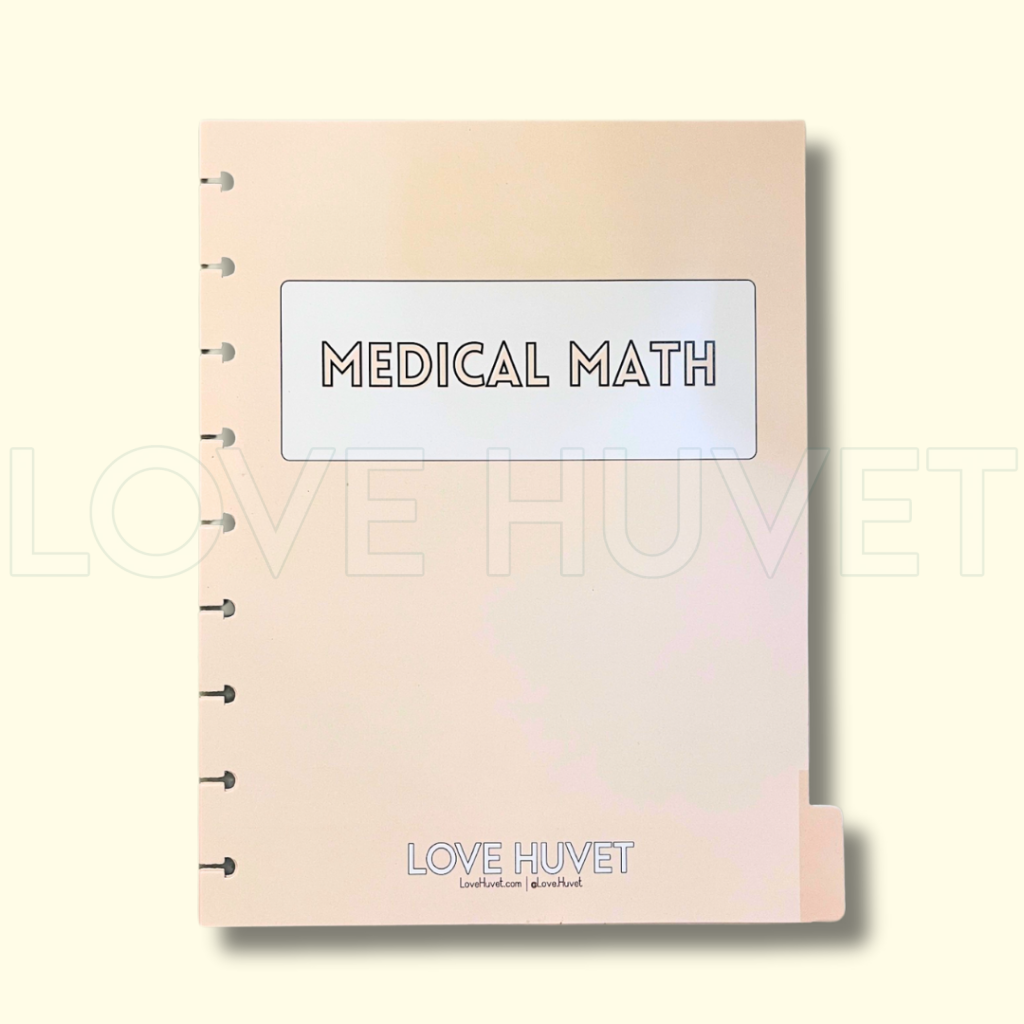 Medical Math Disc Journal Section | Love Huvet