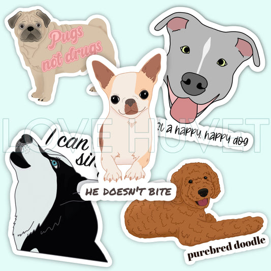 Not a Breedest Sticker Pack | Love Huvet
