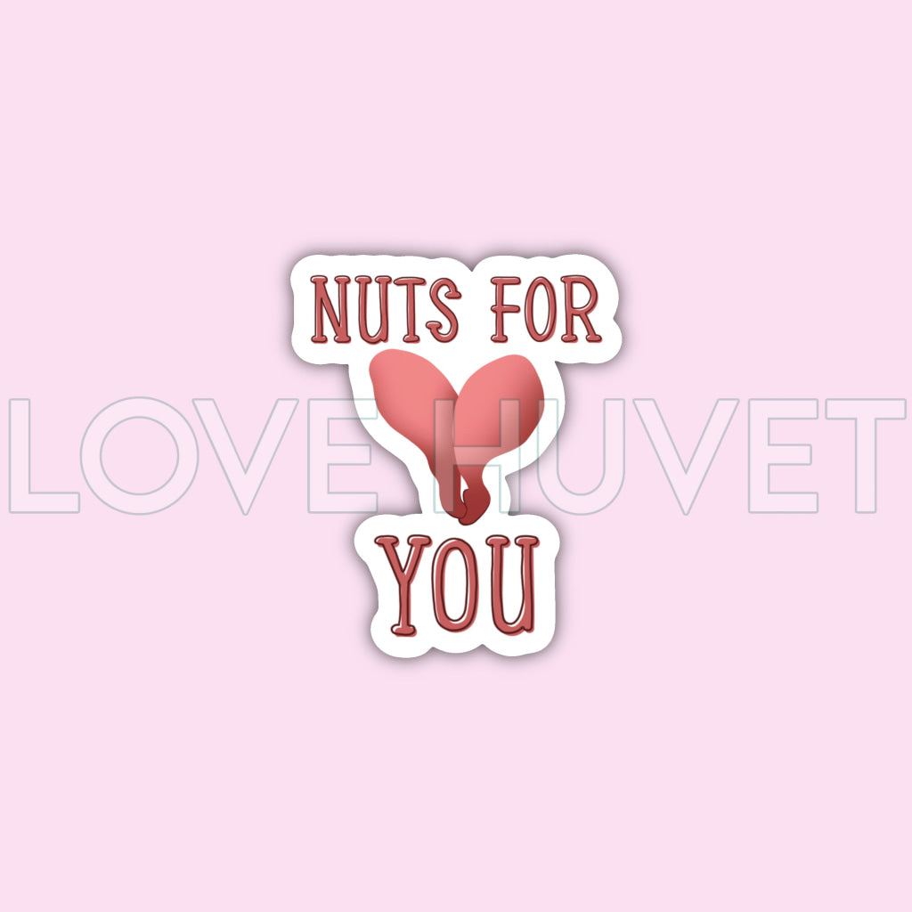 Nuts Sticker | Love Huvet