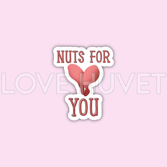 Nuts Sticker | Love Huvet