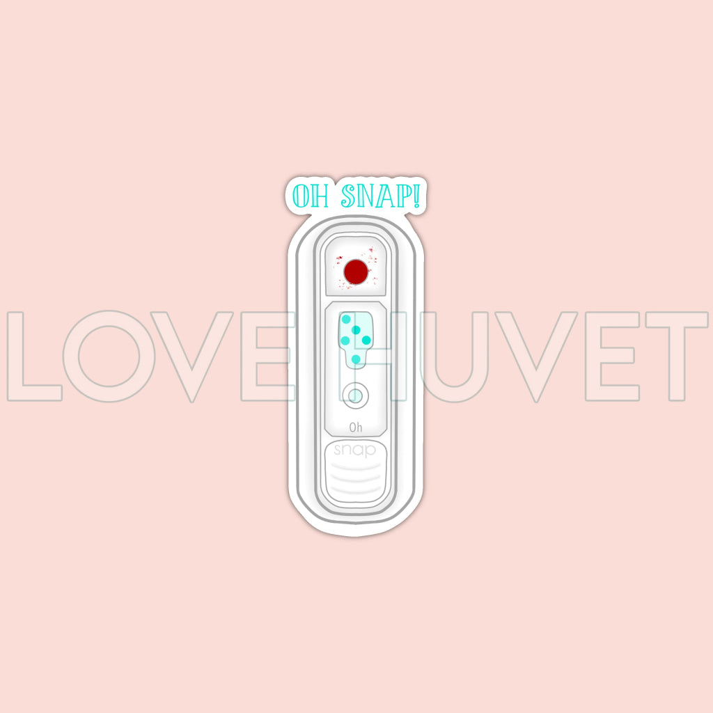 Oh Snap Sticker | Sam_TheVetTech | Love Huvet