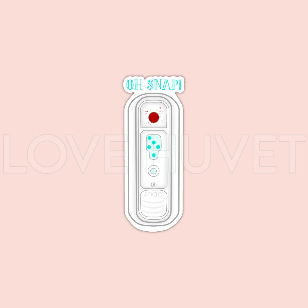 Oh Snap Sticker | Sam_TheVetTech | Love Huvet